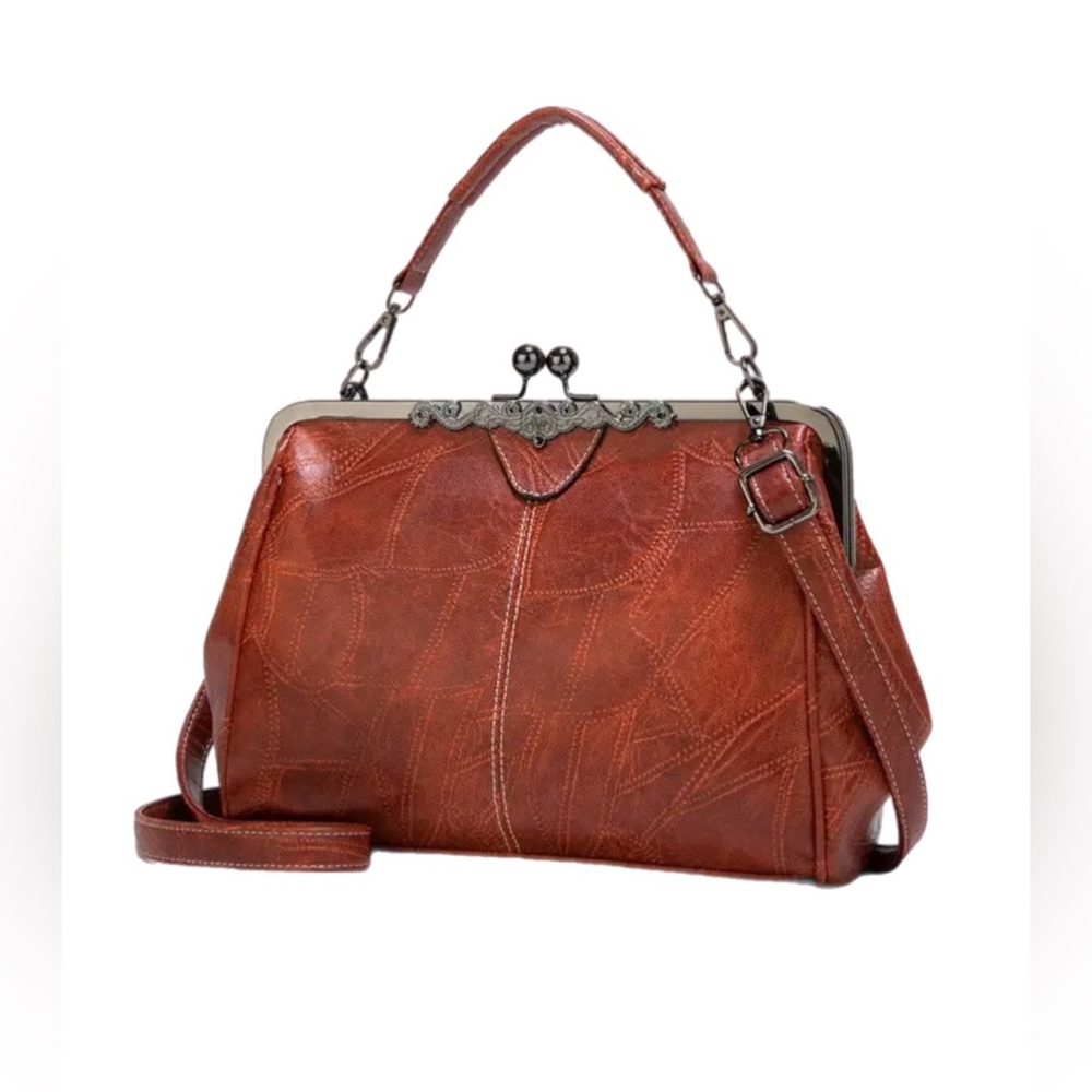 New retro leather handbag/shoulder bag